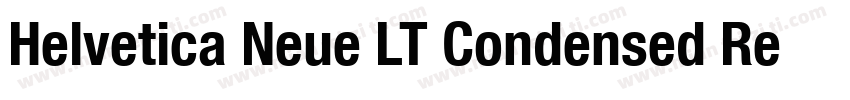Helvetica Neue LT Condensed Regular字体转换